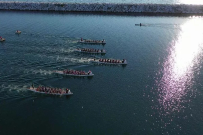 Maltepe Dragon Festivali'nde bot yarışları devam ediyor