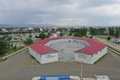 Iğdır'da yaş sebze ve meyve hali açılıyor