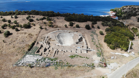 Parion Antik Kenti'nde 1950 yıllık Roma Hamamındaki terleme odası restore edildi