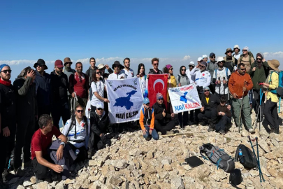 Van'da Artos Dağı'na tırmanıldı