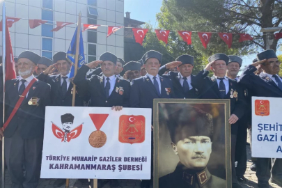 Kahramanmaraş’ta 19 Eylül Gaziler Günü etkinlikleri