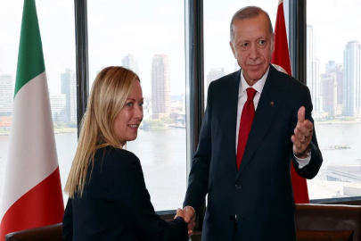 Cumhurbaşkanı Erdoğan, İtalya Başbakanı Meloni ile görüştü