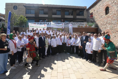 Bursa Gastronomi Festivali'nin coşkusu şehrin tüm sokaklarında