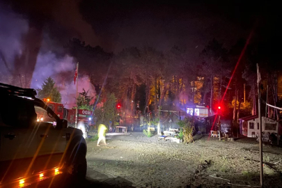 Ordu’da yangın: 8 bungalov ev küle döndü