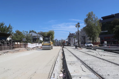 Antalya'da çöken tramvay hattı tamirinde sona gelindi