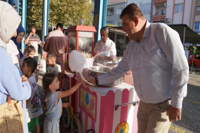 Seferihisar’da çocuk şenliği renkli görüntüler oluşturdu