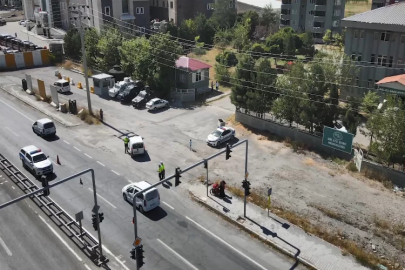 Bitlis'te dron destekli trafik denetimi