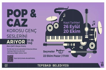 Pop ve Caz Korosu yeni Eskişehir’de seslerini arıyor