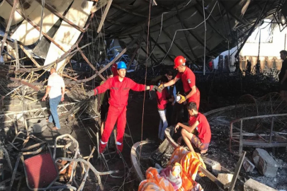 Musul'daki düğün salonu yangınından sağ kurtulanlar o anları anlattı