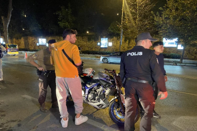 İstanbul’da motosiklet sürücülerine asayiş uygulaması