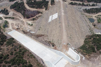 Manisa Çamönü Barajı’nda su tutulmaya başladı