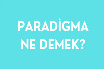 Paradigma nedir? Bilimsel paradigma nedir? TDK’ye göre paradigma ne demek?