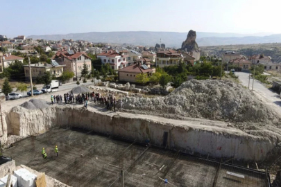 Nevşehir’de ilkokulun temeli atıldı