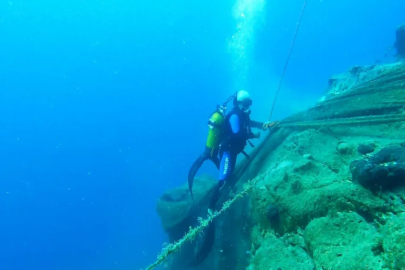 Bodrum’da 500 metrekare hayalet ağ topladılar