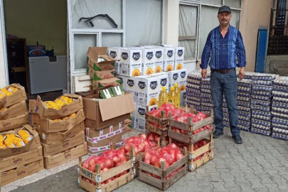 Köy muhtarından vatandaşlara ekonomik hediye