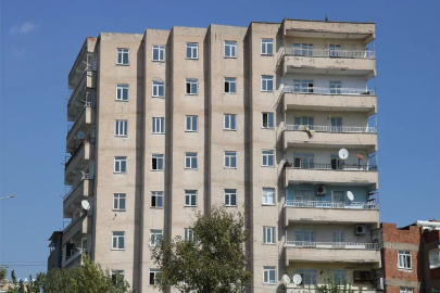 Depremde terk edilen binada tek başına yaşıyor