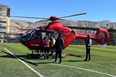 Malatya'da ambulans helikopter bir cana daha yetişti