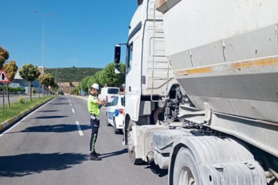 Manisa'da kurallara uymayan hafriyat araçlarına ceza yağdı