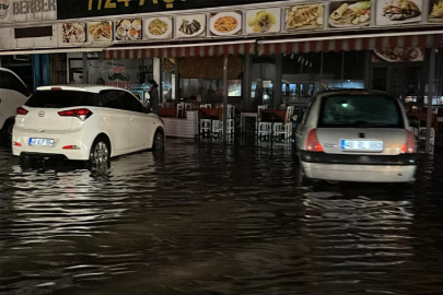 Muğla Fethiye’de kuvvetli yağış etkili oldu