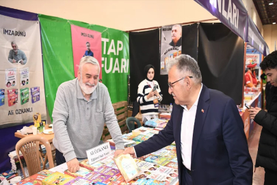 Kayseri'de Kitap Fuarına yoğun ilgi