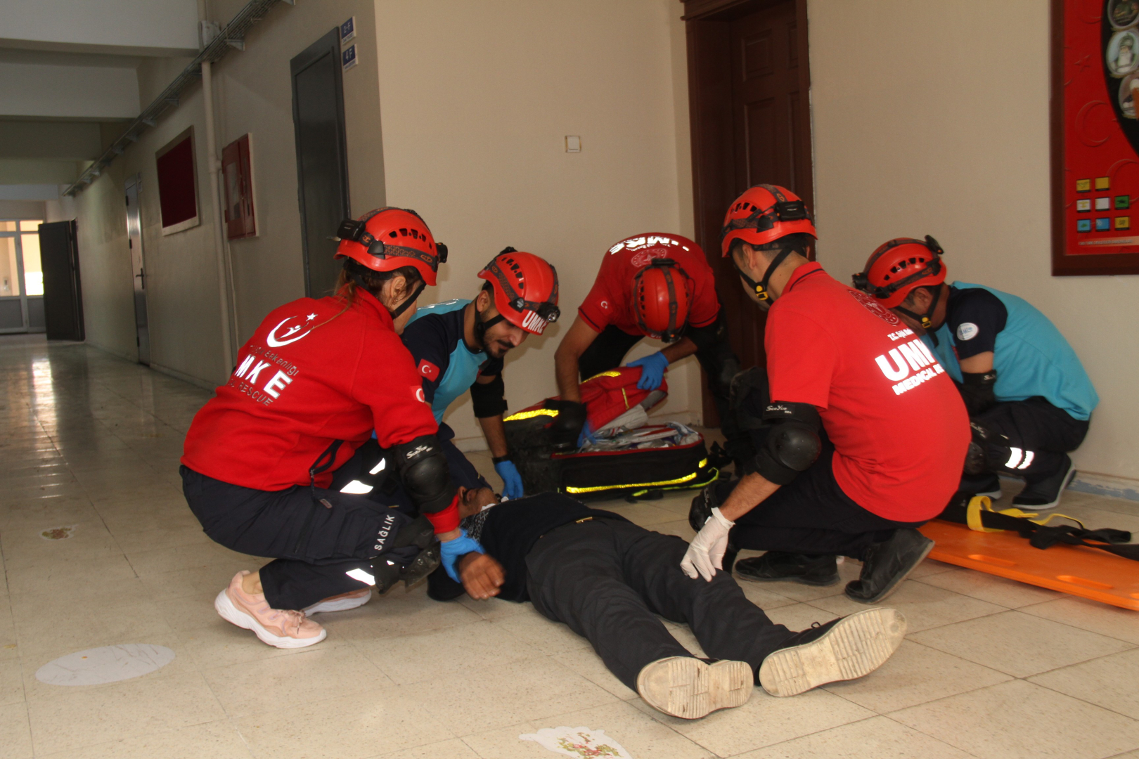 Elazığ’da deprem ve yangın tatbikatları (3)