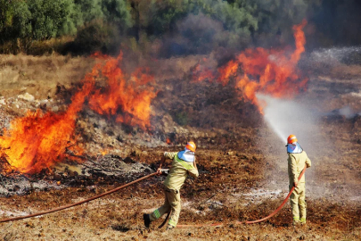 Muğla’da gerçeğini aratmayan yangın tatbikatı