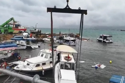 Fırtına vuran teknelere müjdeli haber