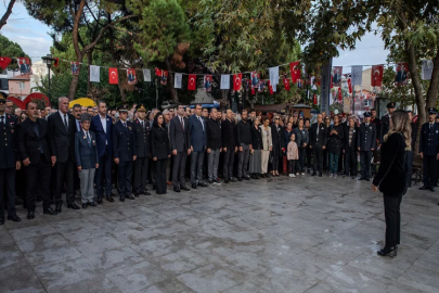 Seferihisar Mustafa Kemal Atatürk’ü andı