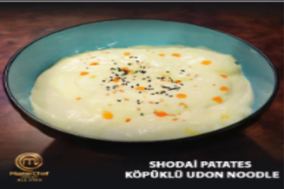 MasterChef Türkiye All Star Shodai Patates Köpüklü Udon Noodle nasıl yapılır?