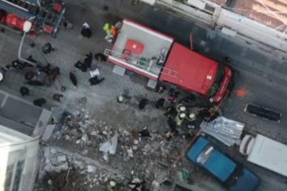 Kadıköy'de yıkım esnasında göçük meydana geldi:1 yaralı