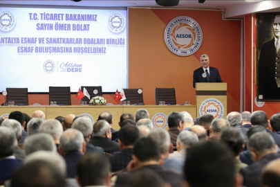 Bakan Bolat: Antalyalı esnaf ve sanatkarlarımıza ilave finansman desteği sağlıyoruz