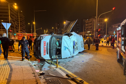 Mersin'de ambulans kazası: Yaralılar var