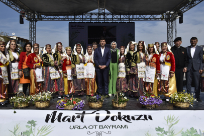 Mart Dokuzu Urla Ot Bayramı: Baharın gelişi coşkuyla kutlandı