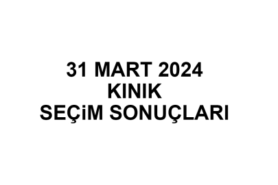 İzmir Kınık Seçim Sonuçları 31 Mart 2024 - Kınık Yerel Seçim Sonucu