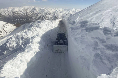 Hakkari'de kapanan yol bir haftada açıldı