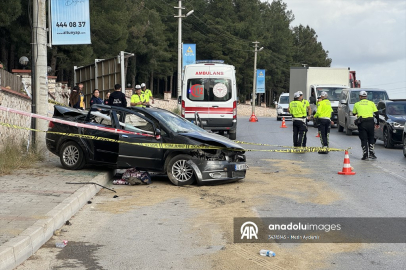 İzmir'de otomobil takla attı! 1 kişi öldü, 2 kişi yaralandı