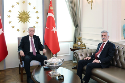 Cumhurbaşkanı Erdoğan Danıştay Başkanı Zeki Yiğit'i kabul etti