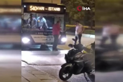Ankara’da otobüs şoförü ile yolcu arasında bıçaklı kavga
