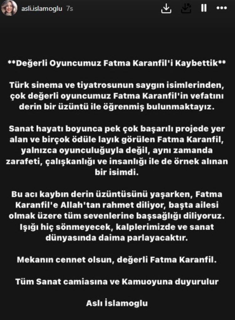 FATMA KARAFİL HAYATINI KAYBETTİ