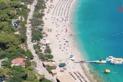 Halk plajları bayramda vatandaşların uğrak yeri oldu