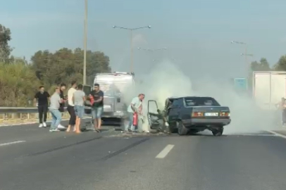 Aydın-İzmir Otoyolu'nda korkunç kaza: 1 ölü, 2 yaralı