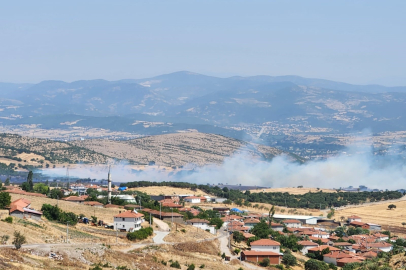 Balıkesir Kepsut’ta arazi yangını!