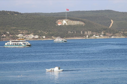 Çanakkale Boğazı tek yönlü trafiğe kapatıldı