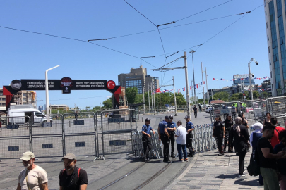 Taksim Meydanı yaya girişine kapatıldı