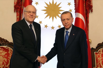 Cumhurbaşkanı Erdoğan Lübnan Başbakanı Mikati ile görüştü