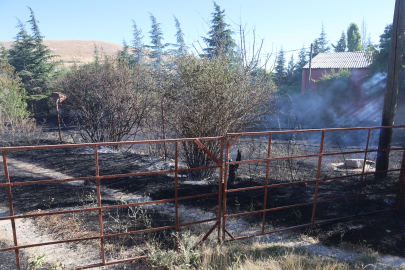 Elazığ'da örtü ve bahçe yangını çıktı