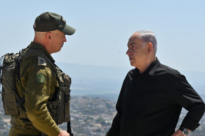 İsrail Başbakanı Netanyahu Lübnan sınırını ziyaret etti