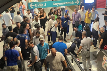 İzmir Haber: Üçyol Metro istasyonunda yürüyen merdiven çöktü