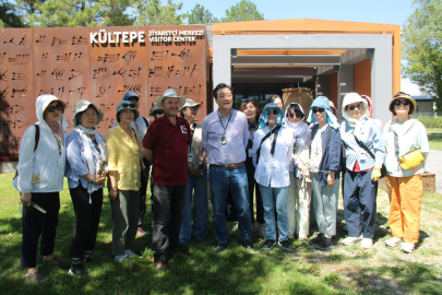 Güney Koreliler  Kültepe'yi gezdi