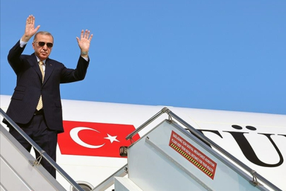 Cumhurbaşkanı Erdoğan Kazakistan'a gitti